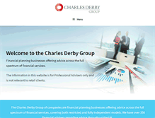 Tablet Screenshot of charlesderbygroup.com